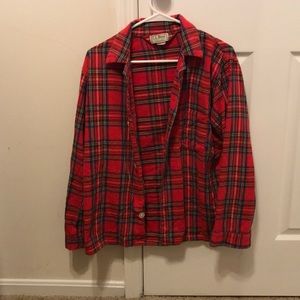 LL BEAN flannel